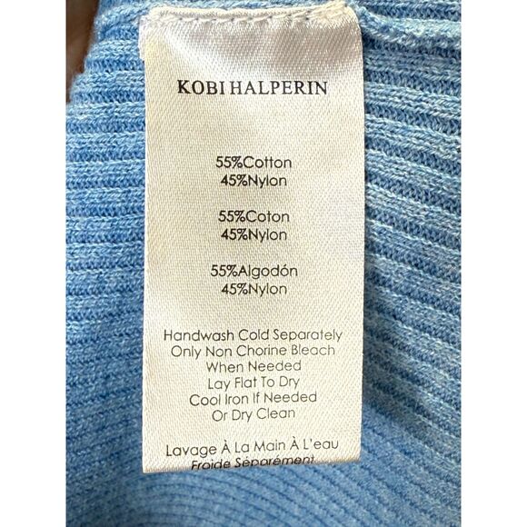 Kobi Halperin Marla Sweater Women’s Sz Small Blue Long Lightweight Cardigan New - Picture 6 of 9